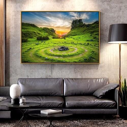 Artcozy Oil Canvas Painting stone_ellipse For Home Decoration Wall Art