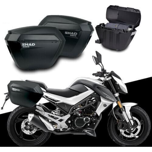 For CFMOTO CF150-3 150 NK 150NK SHAD SH23 Side Boxs+Rack Set Motorcycle Luggage Case Saddle Bags Bracket Carrier System