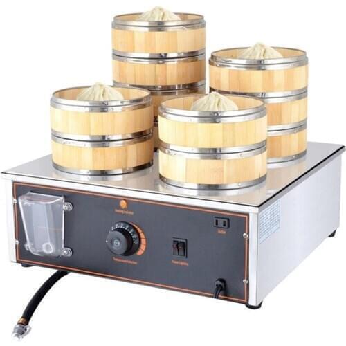 Electric Desktop Steamed Buns Machine Insulation Steaming Pots Small Steamer Business Equipment 220V/2300W 12cm-40cm