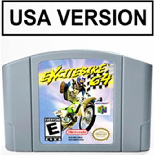 Excitebike 64 For 64 Bit Game Cartridge USA Version NTSC Format