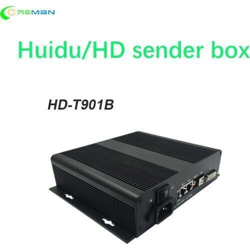 Huidu sending card box sender box HD-901B T-901 full color video wall LINSN NOVA controller system HD player software