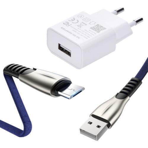 Micro usb Quick Charge Wire For Samsung galaxy A10 J5 Prime Honor 8A Huawei Y5 Y6 2018 Y7 2019 P Smart USB Phone Charger adapter