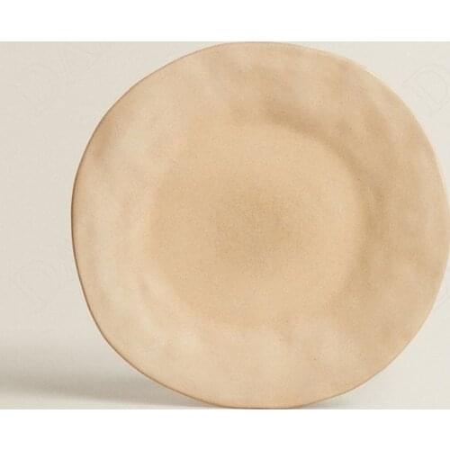 Creativity Ceramics Plate Restaurant Serving Tray Irregular Decorative Fruit Salad Plate Simplicity Home Kitchen Tableware