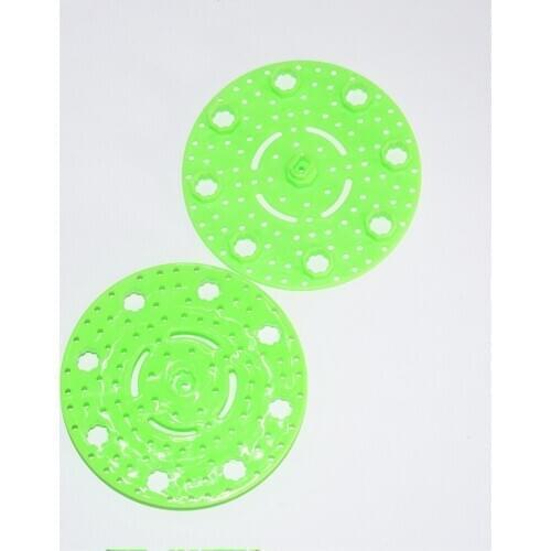 10/100pcs 75mm round fixed plastic plate/rc car robot ship aircraft diy toy parts/technology model material/baby toys