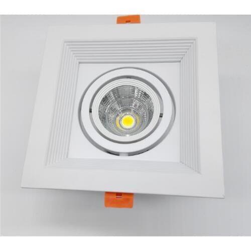 Wholesale price Square 10W/ 15W Dimmable COB LED Downlight COB LED ceiling Lamps,indoor Recessed LED Light AC85-265V