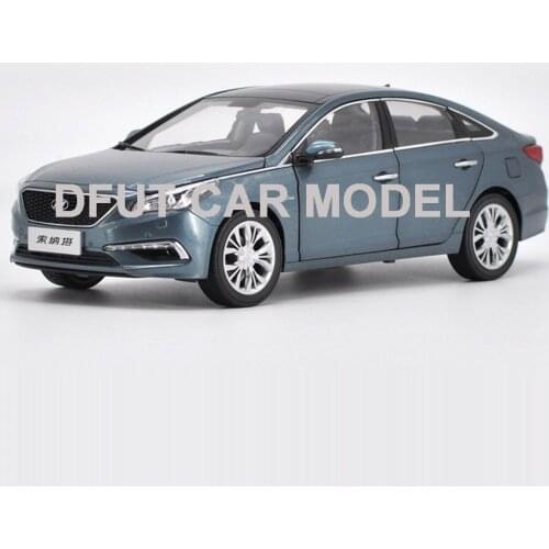 Scale 1:18Alloy Pull Back Toy Vehicles Sonata 9 Car Model Of Childrens Toy Cars Original Authorized Authentic Kids Toys