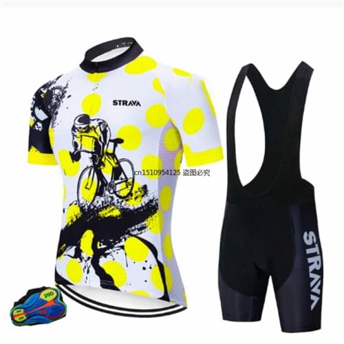 Mens Manufacturer Custom OEM Latest Design Air permeability and quick drying Sportswear Cycling Suit Men Bicycle Clothing suit