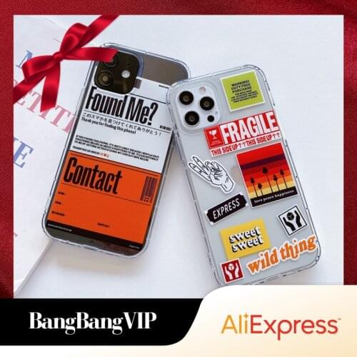 Found Me Pattern Air Thick TPU Case for iPhone 11 12 11 Pro 11Pro Max 6 6s 7 8 6 Plus 7 Plus 8 Plus X XR XS max Soft Cover