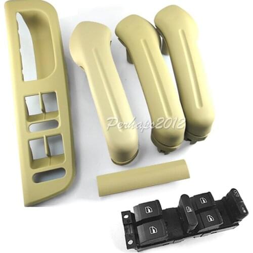 Set Beige Interior Handle Door Grab Cover Switch Bezel formk4 1J0 867 171A 1J4 867 179A 1J0 867 172A 1J4 959 857B /D