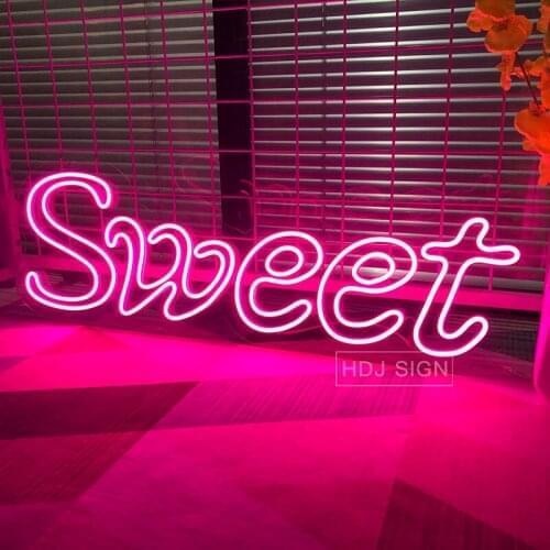 Custom Neon Sign Sweet Wall Decor For Home Bedroom Store Bar Party Luminescent Signboard LED Light Ceative Gift