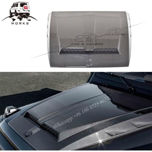 NEW 2019 car bonnet for w464 B style carbon hood scoop g500 g63 g65 w463A hood carbon FRP