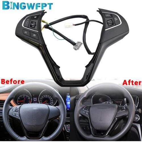 New Steering Wheel Button Switch For Nissan Venucia T70 18-19 T90 D60 17-19 Buttons Bluetooth Phone Cruise Control Volume