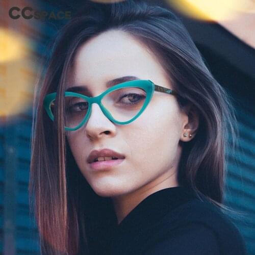 47532 Cat Eye Plastic Titanium Anti Blue Light Optical Glasses Frames Men Women TR90 Fashion Computer Eyeglasses