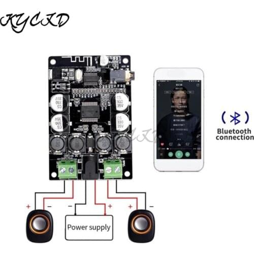 TDA7492P Bluetooth Amplifier Board 25W+25W 2.0 Channel Stereo AMP Home Audio Amplificador with 3.5mm AUX Jack For Speaker