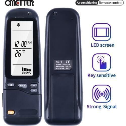 Suitable for RC-3 RC-4 RC-7WMZ 12ST air conditioner black remote control