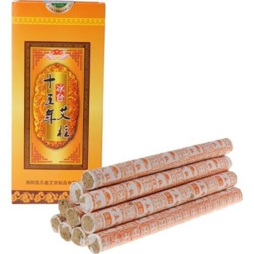 Fifteen Years Aging Moxa Roll Stick Chinese Moxibustion Acupuncture Therapy New