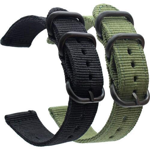 Watchband Nylon Weave Strap Band Wrist Strap 20mm For Ticwatch 2/Ticwatch E/Misfit Vapor bracelet reloj relogio clock watch