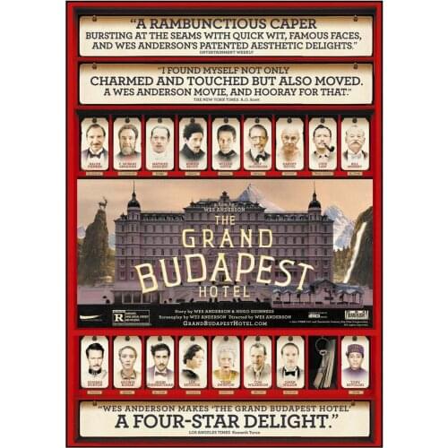 The Grand Budapest Hotel Movie Art print Silk poster Home Wall Decor
