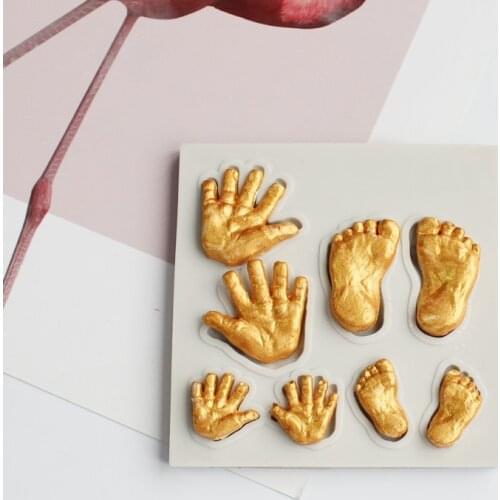 Foot and Hand Candy Modeling Silicone Mold Chocolate Mold Kitchen DIY Cake Baking Jewelry Hands and Feet Modeling Silicone Mold