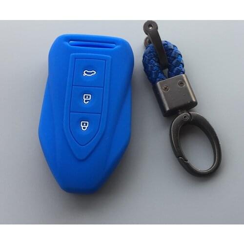 Silicone car key cover case protect skin set hood for zotye t600 t700 SR7 SR9 Z700 z500 3button key