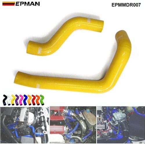 Silicone Intercooler Radiator Hose Kit High Temp Piping For Mazda RX7 FD3S (2pcs) EPMMDR007