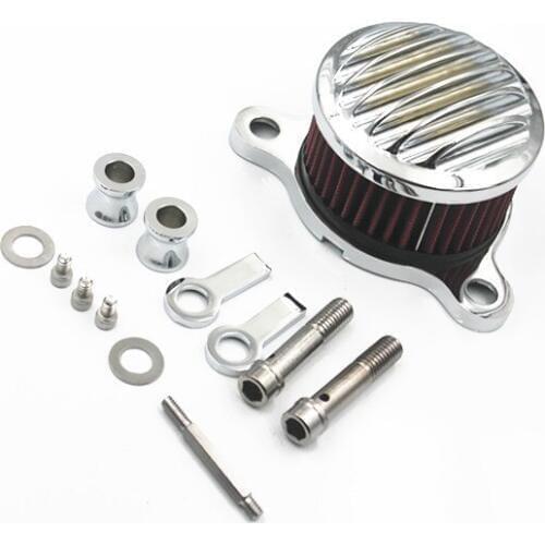 Chrome Grill Air Cleaner Intake Filter System For Harley Sportster XL883 XL1200