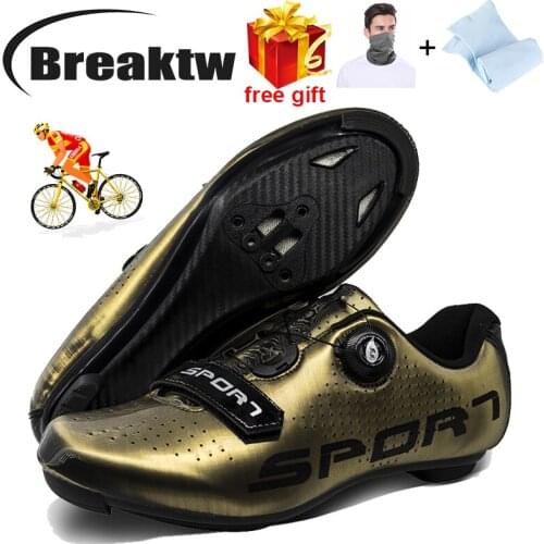 Triathlon Cycling Shoes Mountain and Wading Shoes Mens Self-locking Dual-use Road Shoes Sapatilha Ciclismo WomensCycling Shoes