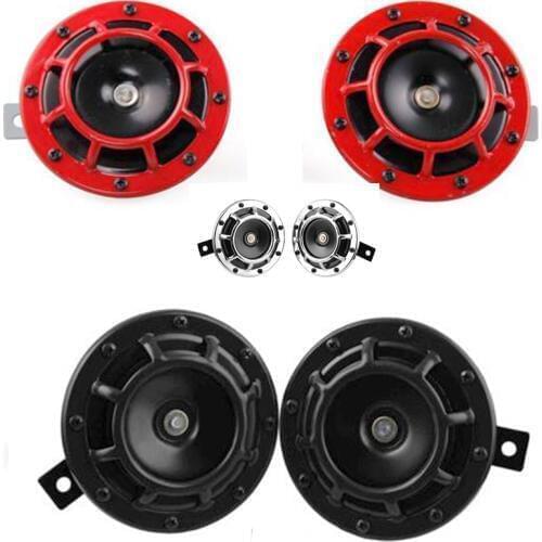 12V universal car alarm for motorcycles, two-tone electric pumps, powerful air horns