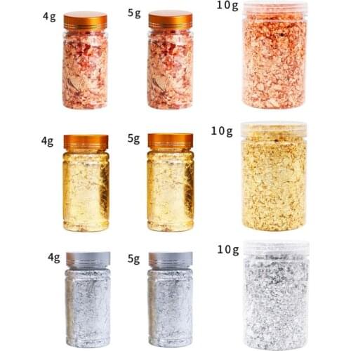 10g Gold Silver Foil Decorative Paper Resin Mold Fillings Resin Jewelry Making 19QB