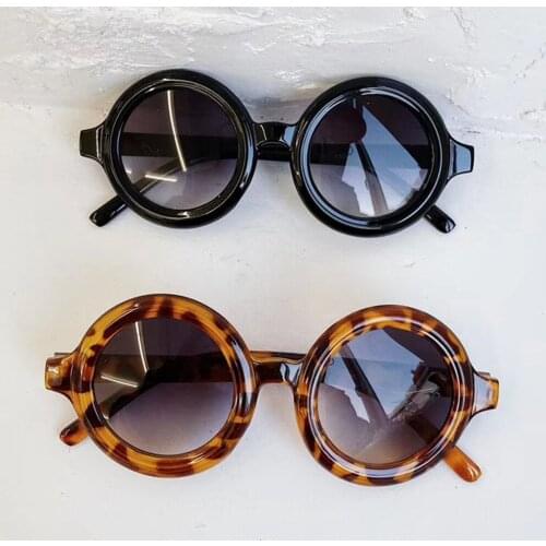 6 Colors Toddler Kid Sunglasses Boy Girl Solid Leopard Fashion Cute Sun Glasses Kid Eyeglasses Beach Holiday Eyewear New