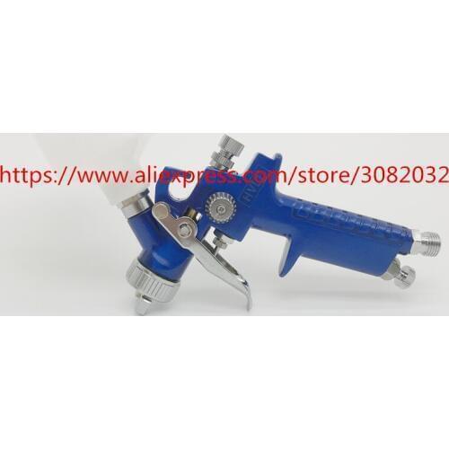 Airbrush Kit Air Spray Gun Touch Up Paint Sprayer Gravity Feed Air Brush Set 0.8mm Nozzle Auto Car Detail Painting HVLP