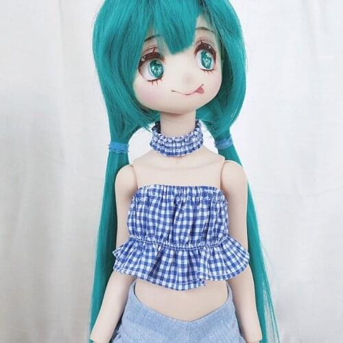 D03-P386 children toy BJD DD SD MSD 1/6 1/4 1/3 dolls clothes Cute and fresh tube top 1pcs