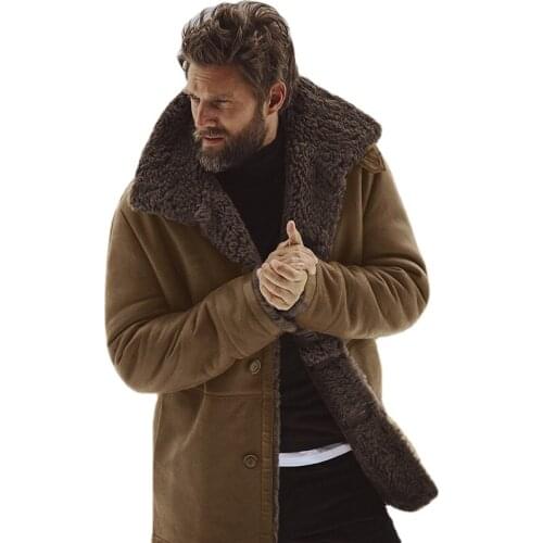 LANSHITINA Mens Fur Coats