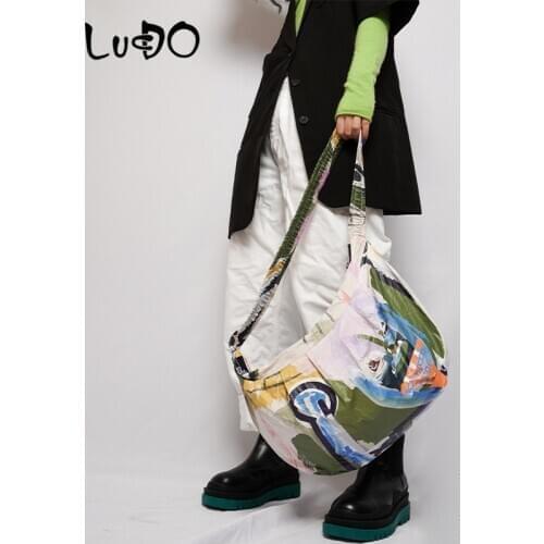 LUCDO Womens Shiny Bags