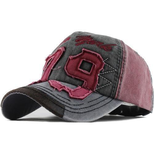 Mens Baseball Caps Dad Leisure Hat Women Wash Snapback Caps Bone Hats For Men Hat 79 Letter Retro Cotton Hip Hop Cap