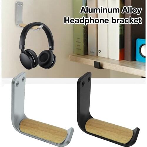 Aluminum Alloy Headphone Headset Earphone Stand Holder Universal Headphone Bracket Holder Metal Headphone Holder for Home Office
