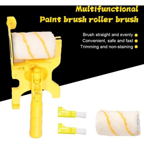 Paint Roller Cover Set Roller Naps with Brush Tool Home Painting Supplies for All Wall Ceiling Stains Painting