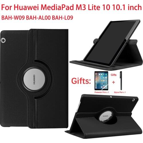 360 Degree Rotating Folding Case For Huawei MediaPad M3 Lite 10 10.1 inch BAH-W09 BAH-AL00 BAH-L09 Cover MediaPad M3 Lite 10.1
