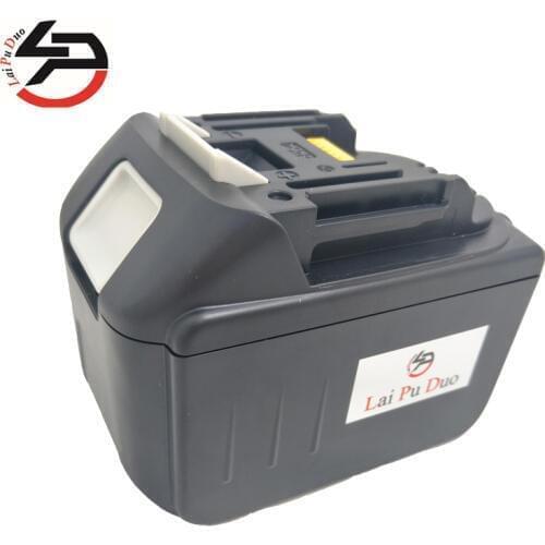 LAIPUDUO 18V 6000mAh Li-ion Replacement Power Tool Battery for Makita BL1830 BL1860 LXT400 BL1845 BCS550F BHP453 194309-1 18650