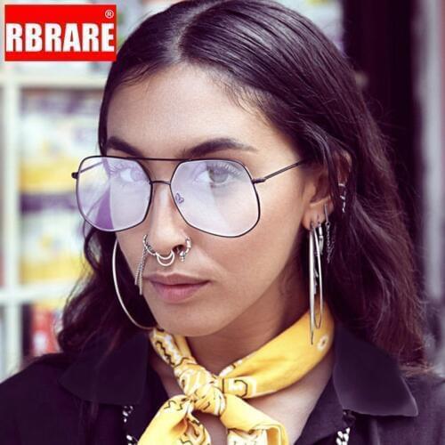 RBRARE Luxury Sunglasses Women 2021 Womens Sunglasses Brand Designer Oversized Sunglasses Women/Men Retro Oculos De Sol Gafas