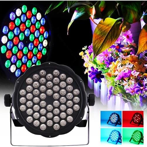 Led Par Verlichting 54X3W Dj Rgbw/UV/RGB 3 in1 Disco Licht DMX 512 Stage Lighting Feest Bruiloft Discoteca Entretenimiento Club