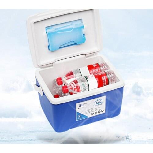 8L Large Capacity Outdoor Excursion Camping Cooler Box Portable Picnic Storage Box Durable Camping Basket Cooler Bag For Travel