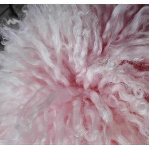 Hight quanlity brown white black pink genuine lamb fur 50CM*105CM piece