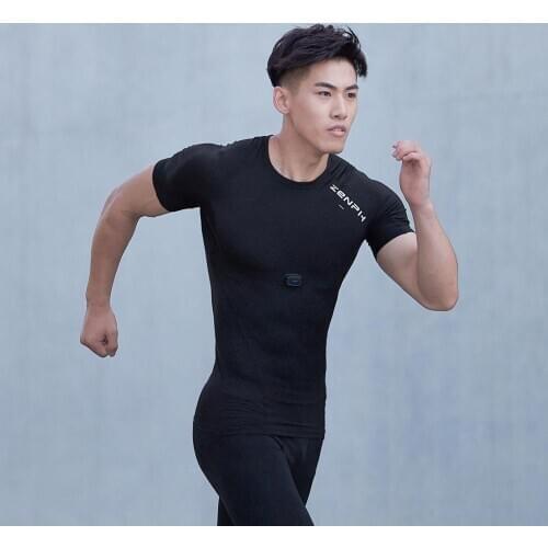 Youpin mens smart sportswear real-time monitoring high elasticity fast drying summer sports short sleeve washable