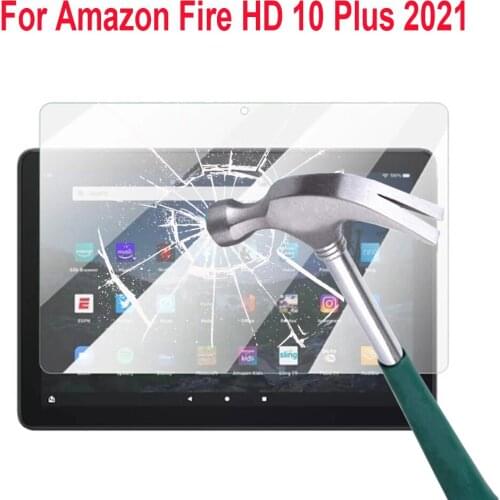 9H Tempered Glass Screen Protector For Amazon Fire HD 10 Plus 2021 Protective Film for Kindle Fire HD 10 Plus 10.1 inch