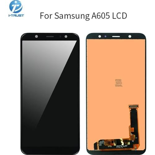 10pcs OLED LCD For Samsung Galaxy A6 Plus 2018 Without Frame for 6‘’ Samsung A605 SM-A605F A605FN LCD Touch Screen Assembly