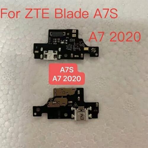 10pcs Charging Port Board For ZTE Blade A7 2020 A7S Flex Cables Replacement USB Charger Dock