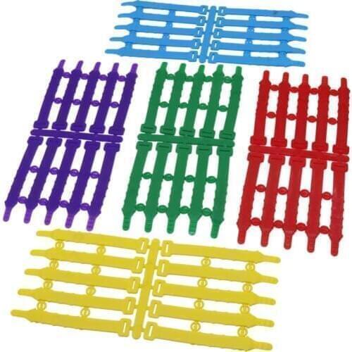 100 pcs Bird Pigeon Quail Chicken Soft foot ring Quality PVC 0.8mm 1.0mm 1.2mm 1.4mm 1.6mm Rings 5 colors