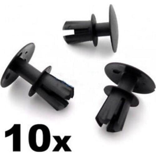 10x A-Pillar & D-Pillar Trim Clips for Range Rover Sport, 8mm Plastic Rivets