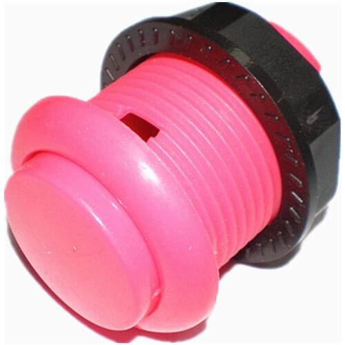 12 PCS cheap round 28MM mounting hole Push Button for arcade game machine Multi color available